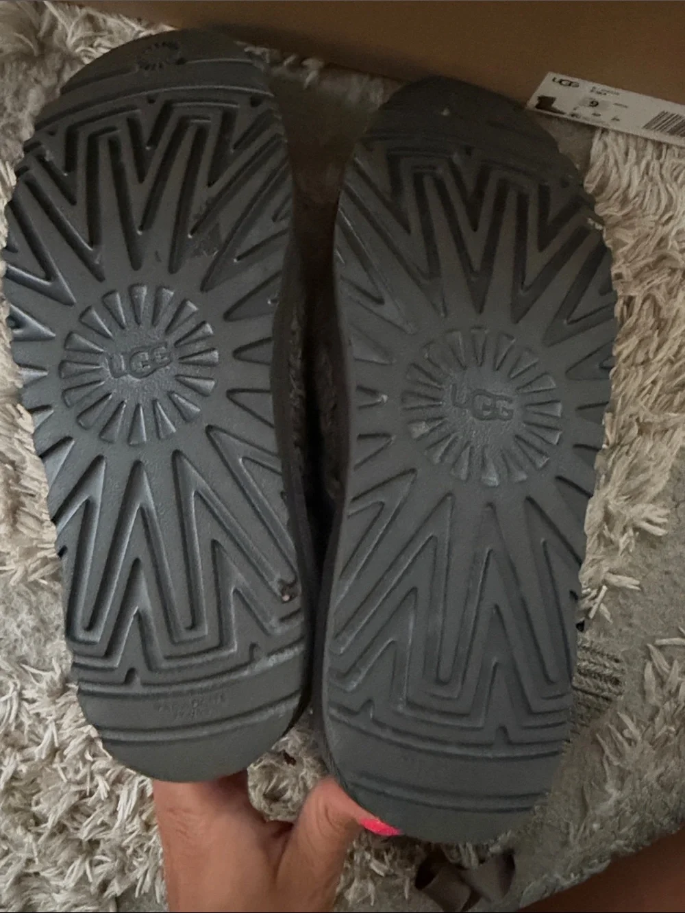 UGG comfortable gray